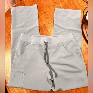 Figs Kade bottoms in Dusty Blue